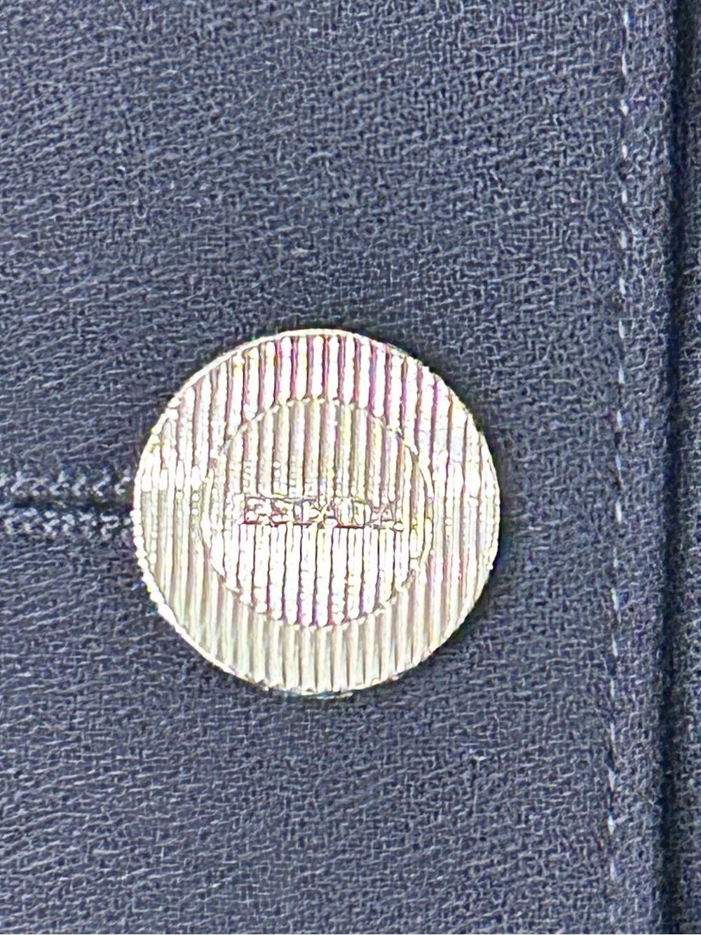 Escada Black Button-Front Jacket - Picture 4 of 5
